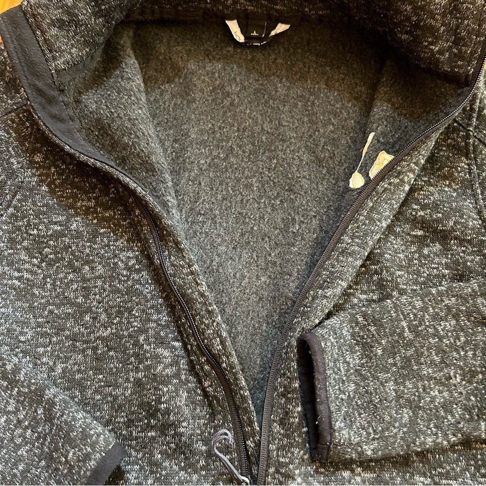 BFA St. Albans Vermont Music Fleece Full Zip Jacket Heather Black Size Large - Picture 6 of 9
